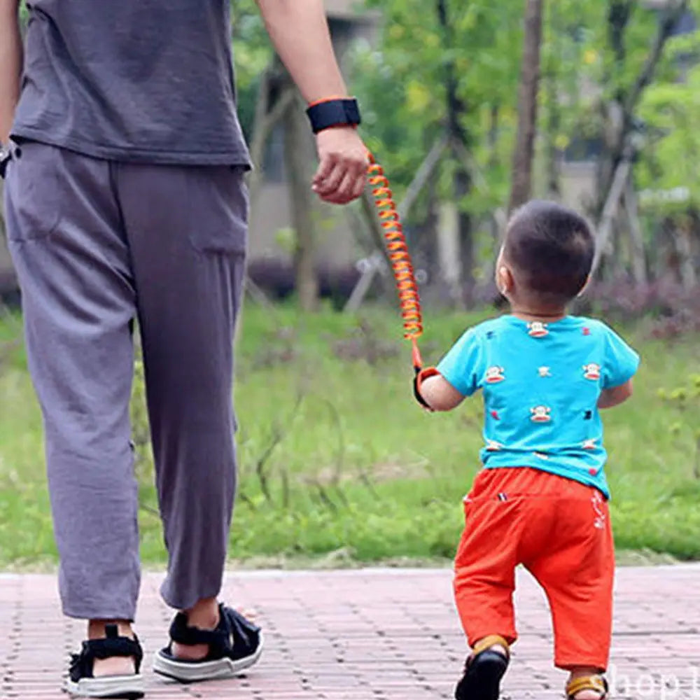 Accessories Steel Wire Cotton Cloth Toddler Baby Walkers Belt Anti-lost Wrist Link Band Baby Traction Rope Children Harness