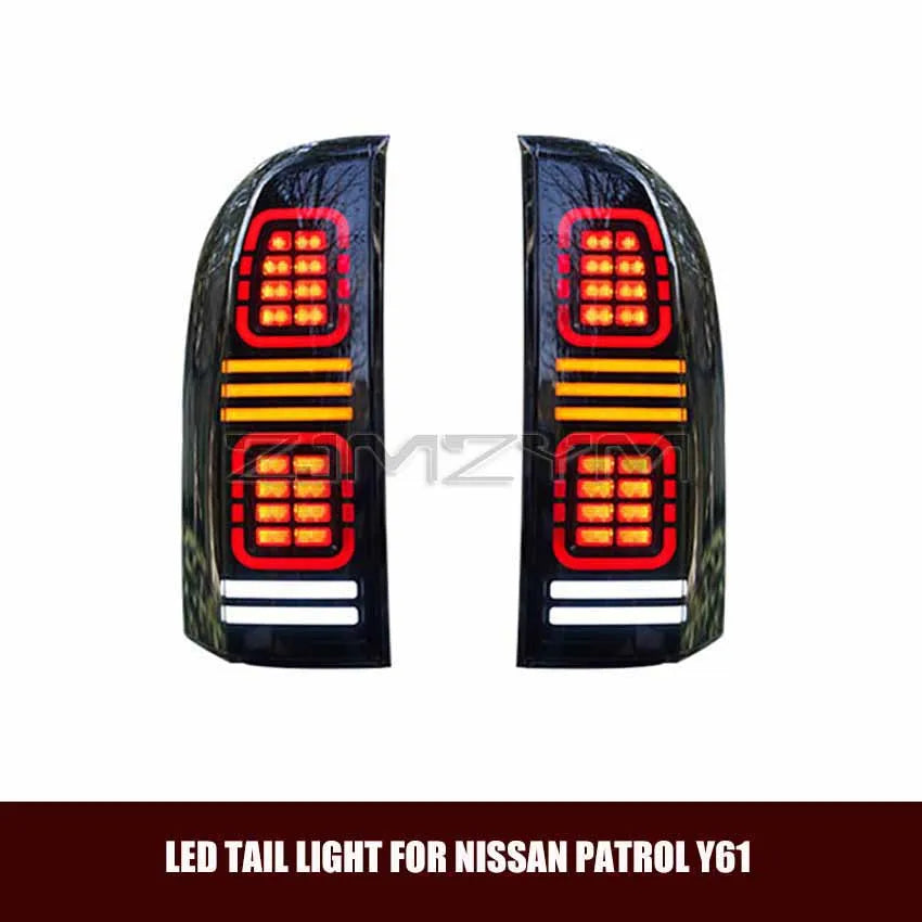 LED Tail Light For Nissan Patrol Y61 2005-2022 Rear Turn Signal Brake Light Auto Parts Dynamic Turn Signal Tail Light Assembly