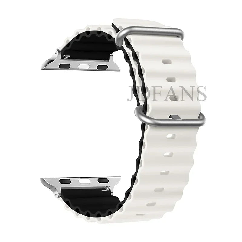 Strap For Apple watch ultra band 49mm 44mm 45mm 41mm 40mm 38mm 44 45 mm 1:1 Original Ocean belt iWatch series 9 8 7 se bands