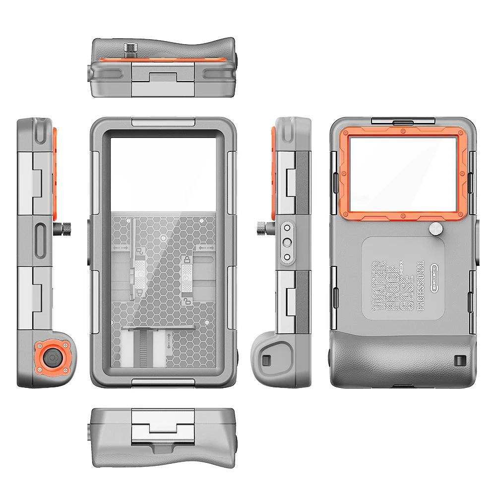 Shellbox Newly upgraded multicolor IP68 standard 15M/50ft diving/swimming photography professional diving waterproof Phone Case