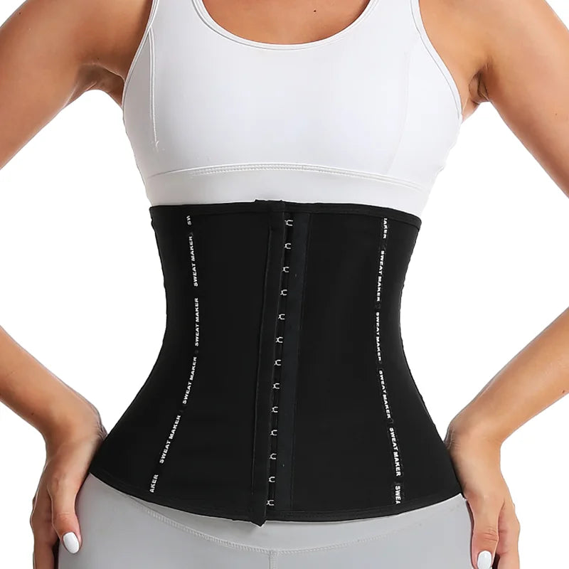 Women Sauna Sweat Belt Sweat to Lose Weight Slimming Sheath Woman Flat Belly Postpartum Waist Trainer Tummy Control Body Shapers