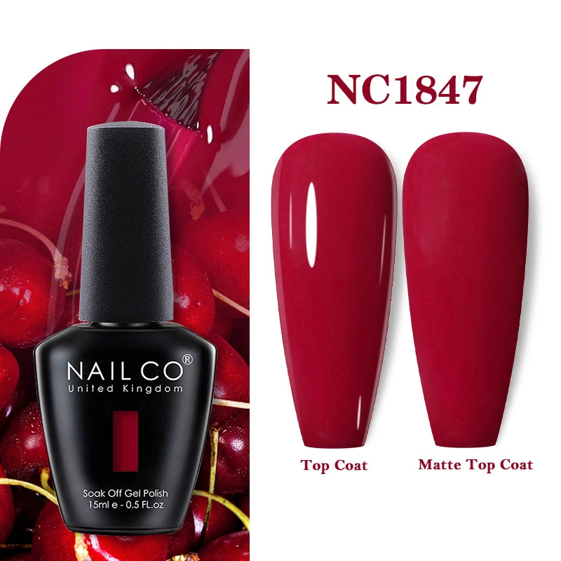 NAILCO Gel Nail Polish 15ml Nail Art Vernis Semi Permanent Soak off UV Gel Polish Gel Manicure Nail Varnish Nail Color Ongles