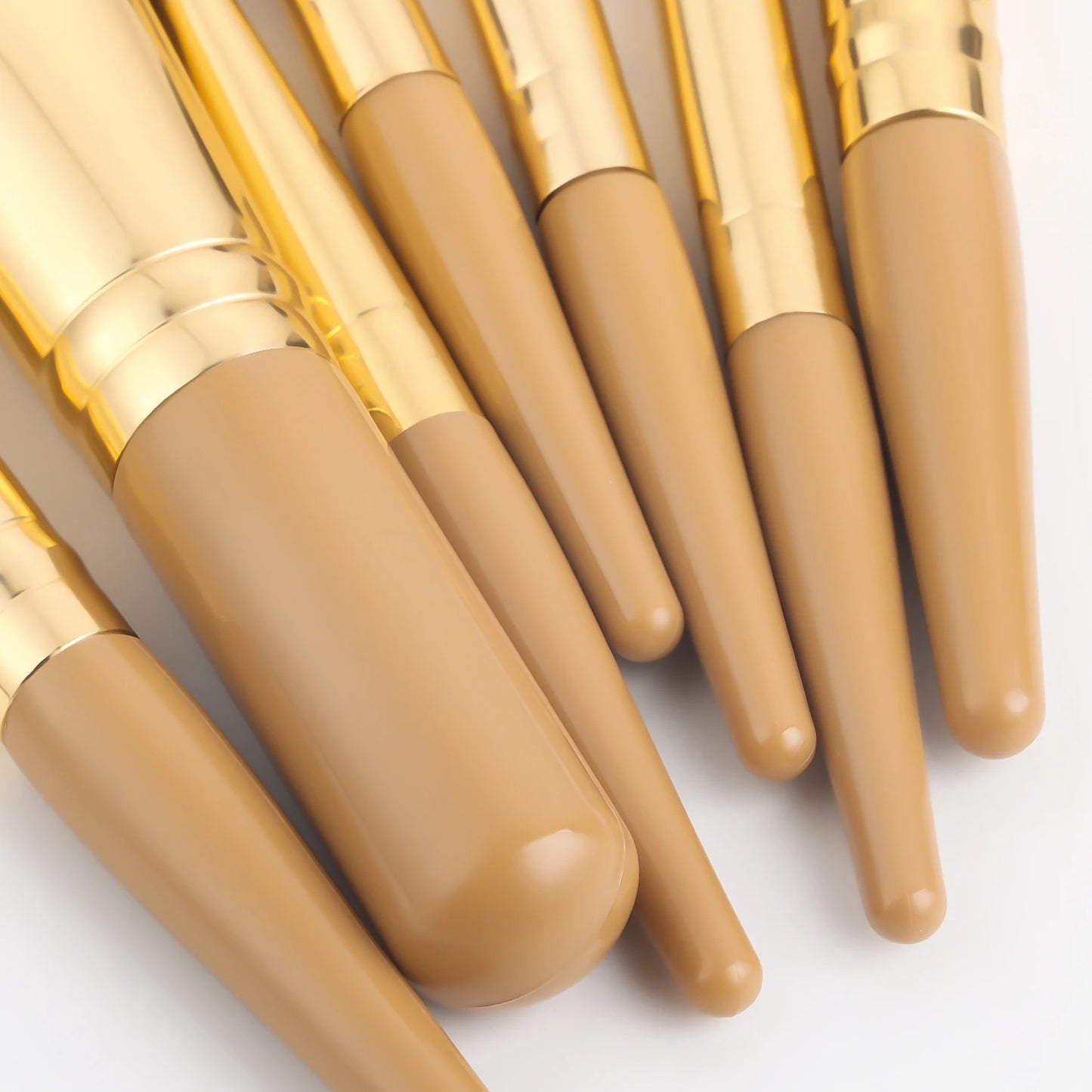 Makeup Brush Sets , 9pcs  Minimalist Portable With Storage Bag Portable Cosmetic Brushes  For Making Up Supply