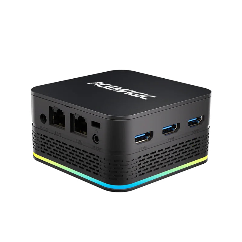 ACEMAGIC T9PLUS Mini PC Alder Lake-N100 LPDDR5 16G SSD512 WiFi 5 BT/4.2 Windows 11Pro RGB Surround Light