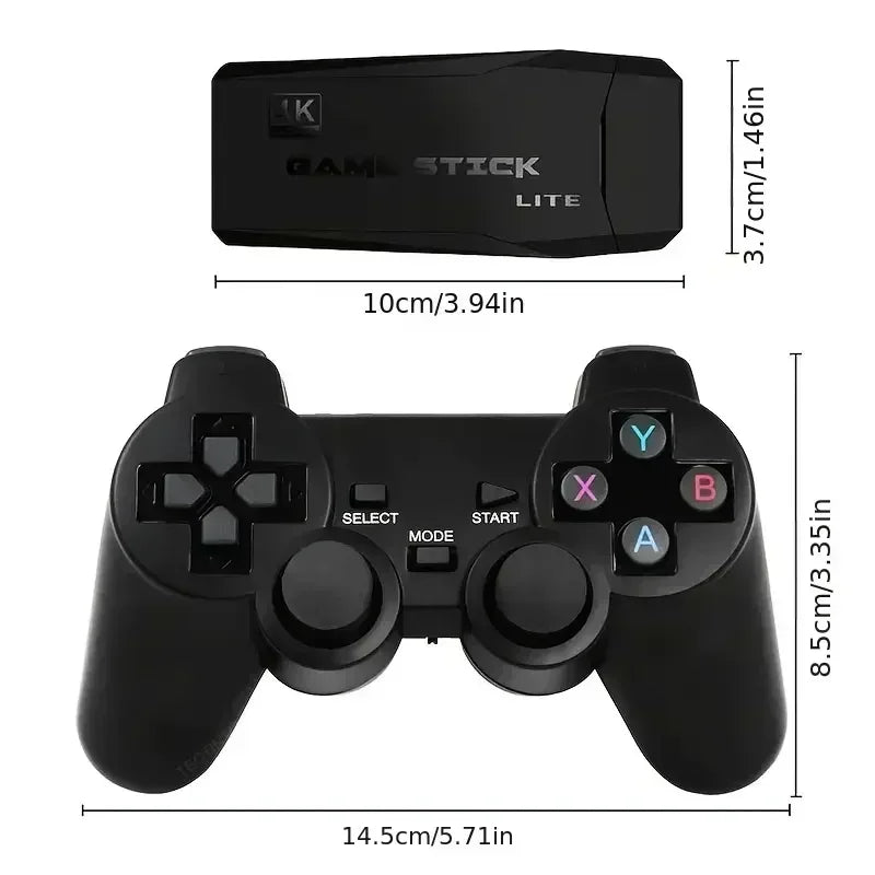 M8 mini video game console 20000+ retro games tv games sticks gamepads dual controller wireless support tv monitor projector