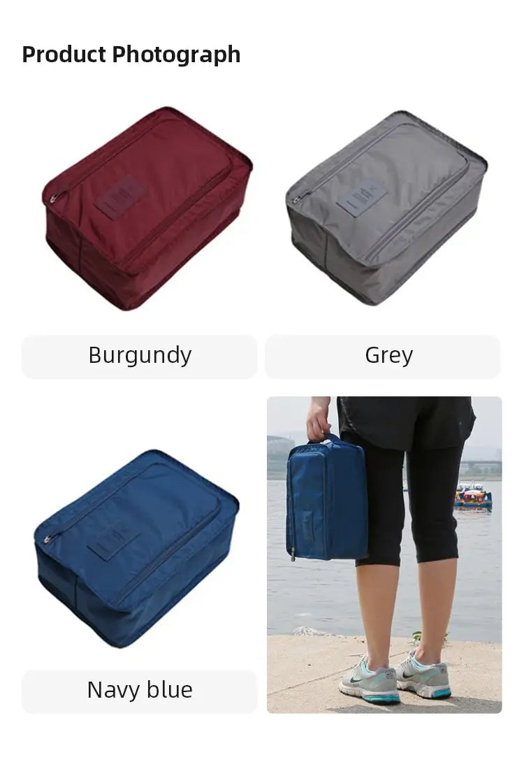 5 Pcs Travel Shoe Bags Portable Holds Multifunction Waterproof Folding Storage High Capacity Shoe Pouch Organizer