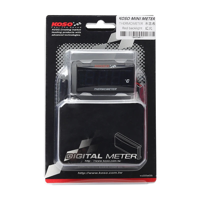 Motorcycle Oil Temperature Gauge Koso Oil Temp LCD Digital Universal Instrument For Yamaha Kawasaki Honda