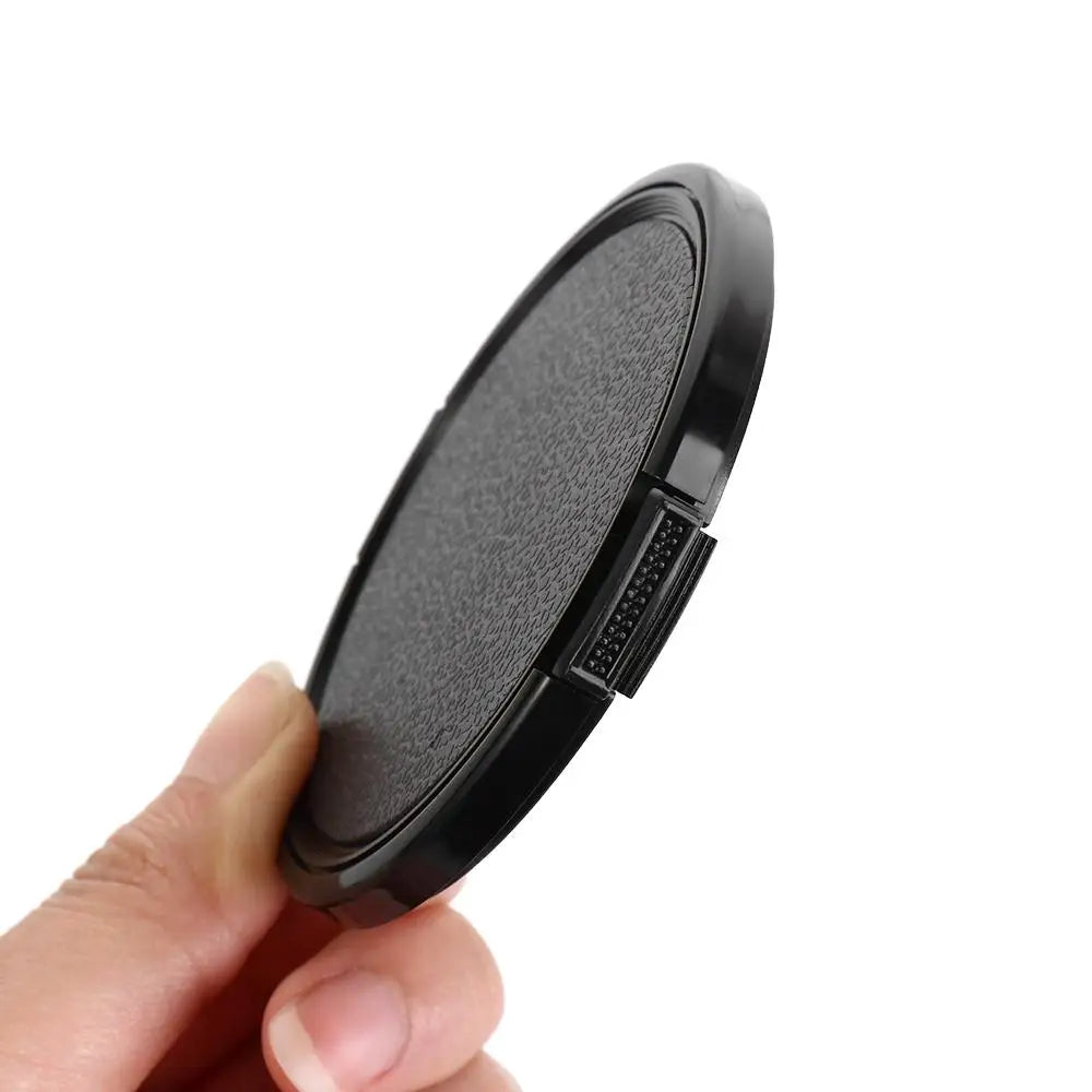 Filters Front Cap Camera Lens Cap Side Pinch Dustproof Cover Lens Cover Hemp Face Lens Cap 72mm 55mm 62mm