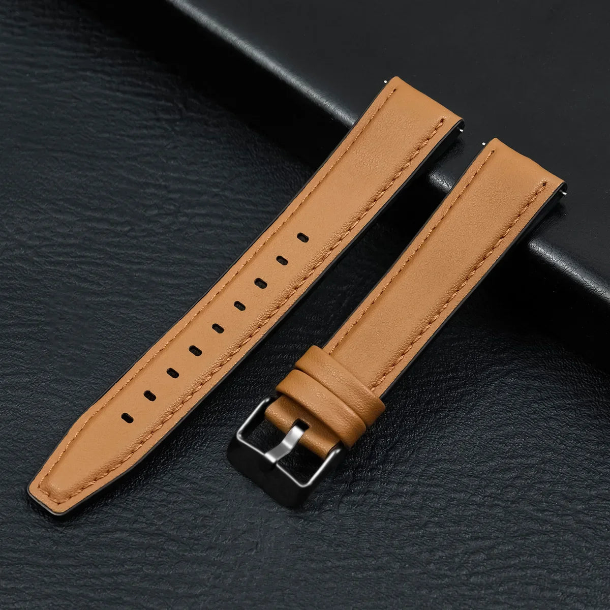 22mm 20mm Leather Strap For HUAWEI WATCH GT 4 46mm 4Pro GT3/2 Pro 42mm Soft Band For Samsung Galaxy Watch 7/6/5/4 40mm Wristband