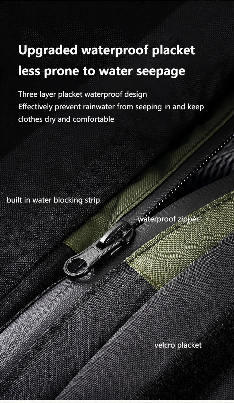 Men Women Waterproof Motorcycle Rider Raincoat Suit Set Reflective Light Raincoat For Riding Jacket Pants Set