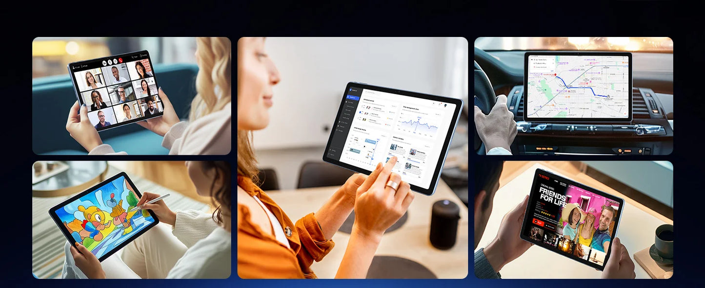 ALLDOCUBE iPlay 60 Pro Tablet 11-inch 90Hz Display 6GB+6GB RAM 128GB ROM Android 14 Helio G99 Octa Core 7000mAh 4G LTE&Wi-Fi