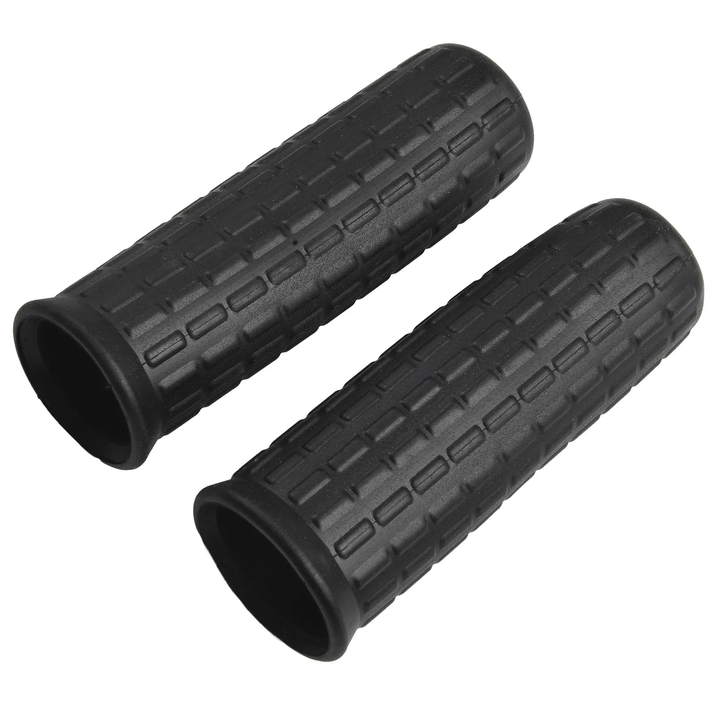 2pcs Wheelbarrow Handles Rubber Round Tubes Anti-skid Shock Absorption Universal Weatherproof Replacement Handle Cover