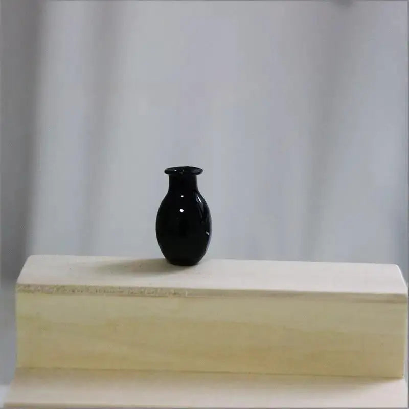 Mini Glass Vase Fridge Magnet Creative 3D Vase Micro Landscape Ornament Fridge Magnets Place Flower Arrangements Decoration