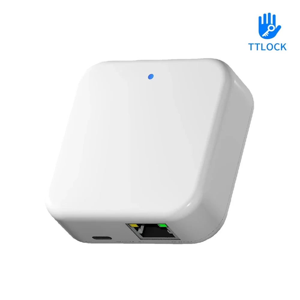 TTLock APP Device G3 Gateway With RJ45 Ethernet Port Smart Door Lock Wired Gateway Remote Unlock Voice Control for Alexa Google
