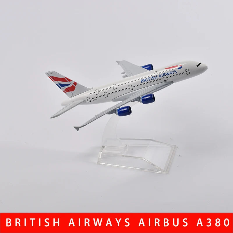 JASON TUTU 16cm Concorde Plane Airplane Model Aircraft Model Diecast Metal 1/400 Scale Planes