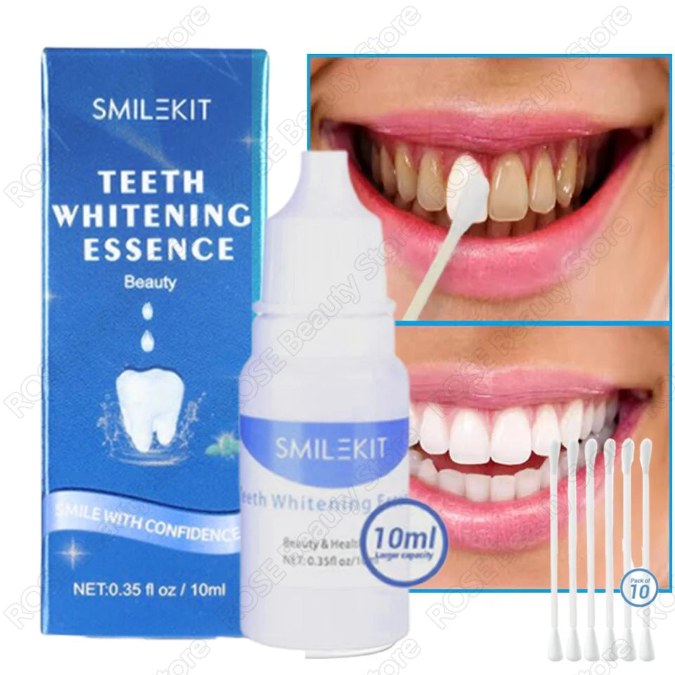 Teeth Whitening Essence Powder Clean Oral Hygiene Whiten Teeth Remove Plaque Stains Fresh Breath Oral Hygiene Dental Tools Set