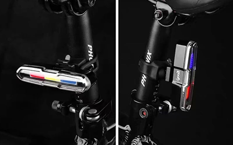 Bicycle Rear Lights LED Bike Flashlight Lamp USB Rechargeable Cycling Rear Tail Light for Bicycle Lighting MTB Road Bike Lantern