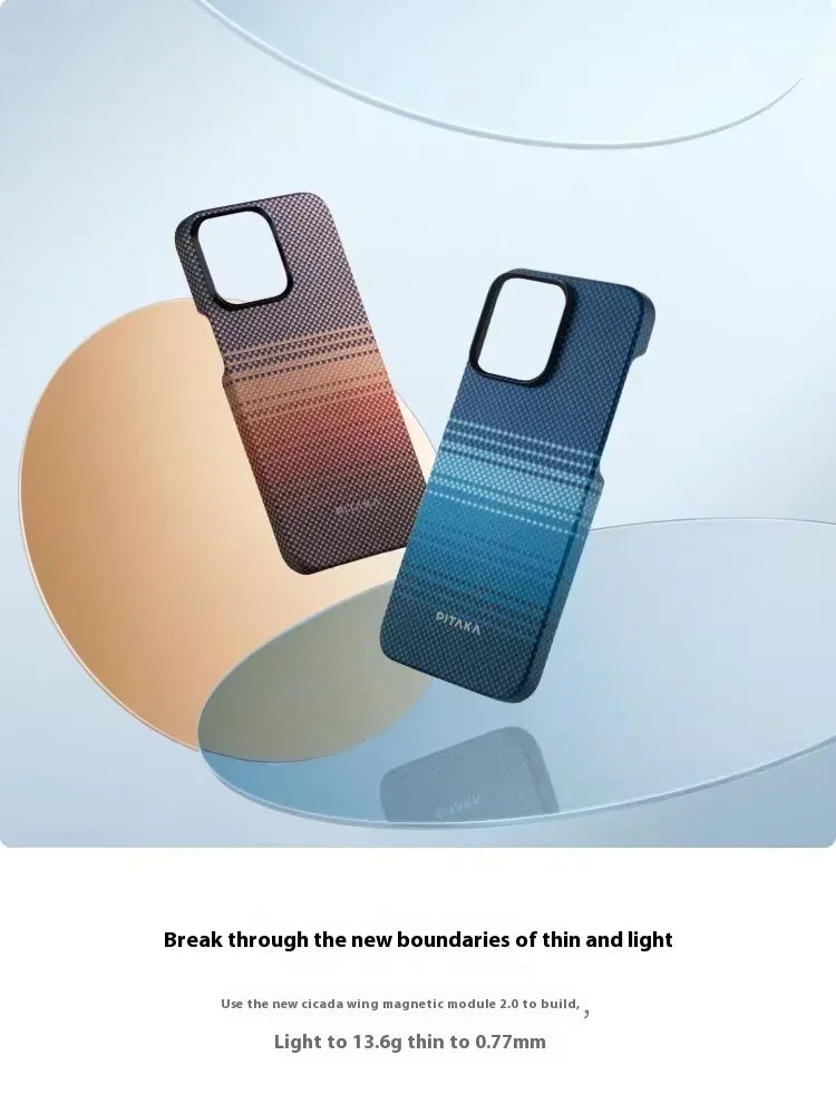PITAKA Phone Case IPhone 16  15 Pro Max Case Woven Kevlar Carbon Fibre Cover Magsafe Wireless Charging IPhone16 Pro Cover Gifts