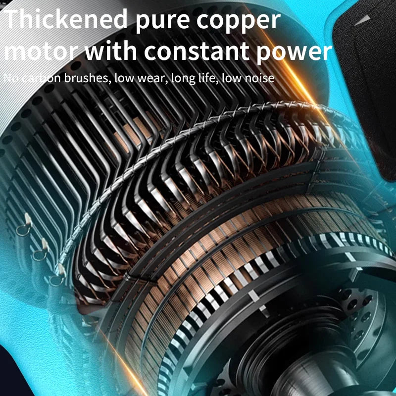 Mamidw Cordless Electric Polisher 8 Gears Digital Display Car Waxing Polishing Machine For Makita 12v pin Power Tools