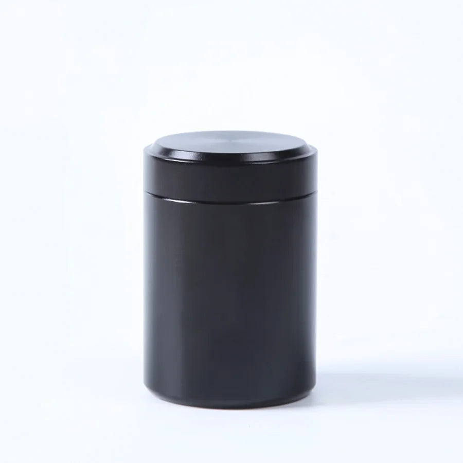Small Tea Tin Canister Tea Tin Can Metal Container with Lid Sealed Container Food Storage Jars Loose Leaf Tea Storage Container