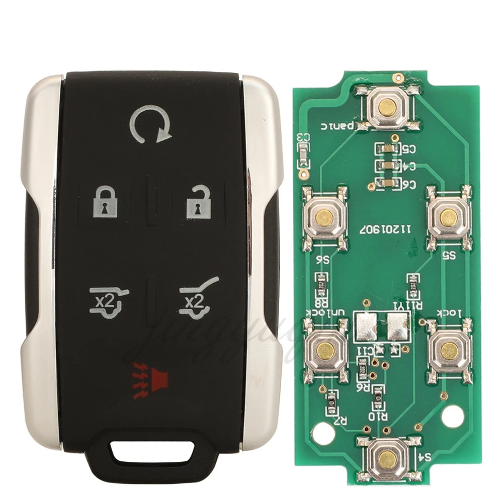 Jingyuqin Remote Smart Car Key Fob 315/433MHZ For Chevrolet Colorado Silverado Tahoe Suburban GMC Canyon Sierra Yukon 2014-2019