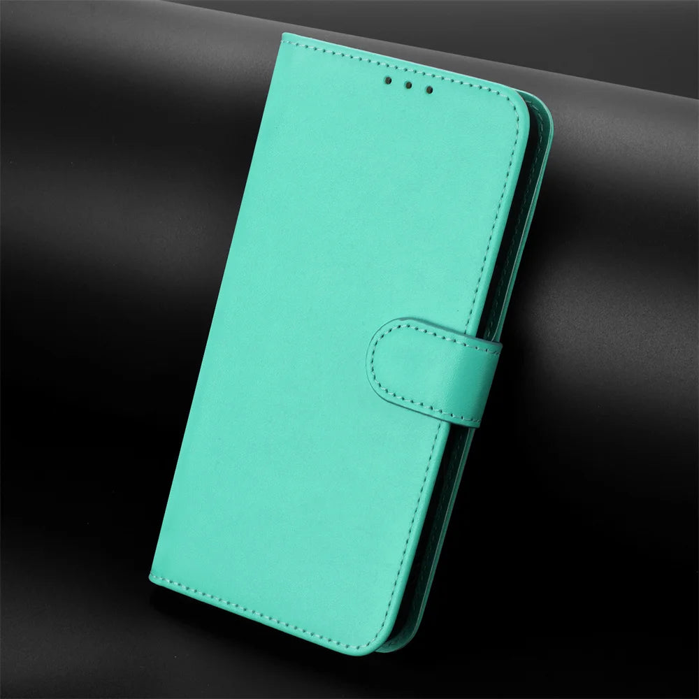 Flip Leather Phone Case for VIVO V40 V40e V40 SE V50 V50e V60 Lite T4X T4 T3X T2 Case Pinkycolor Wallet Back Cover