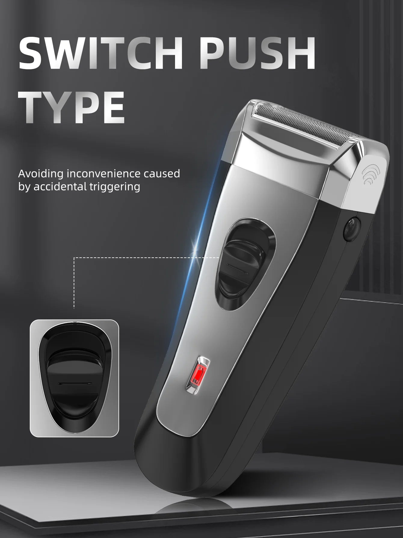 Kemei KM-9038 Foil Professional Electric Shaver Portable Razor Rechargeable Beard Trimmer USB Hair Shaving Machine for Men