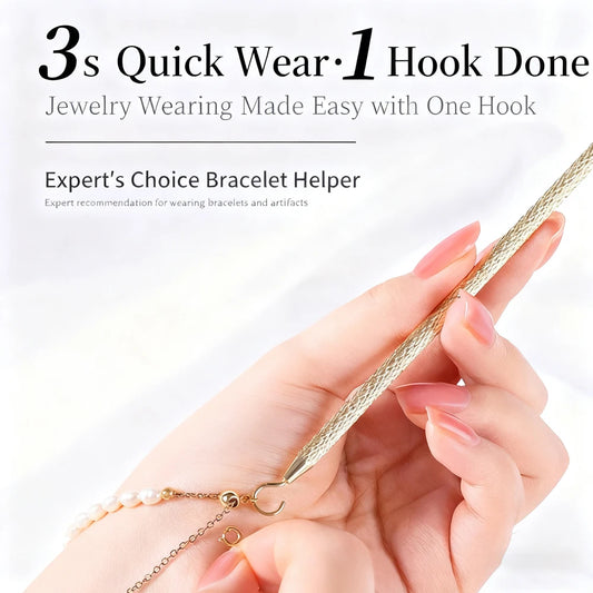 Easy Install Bracelet Fasteners Tool,Release Hand Bracelet Helpers,Jewelry Assistance Fastener Tool for Bracelet Linking Tool