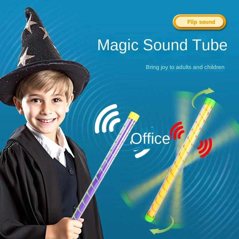Halloween Children's Toys Magic Sound Wand Monster Sound Whistle Plastic Tube Fart Tube Prank Spoof Swizzle Stick Toy
