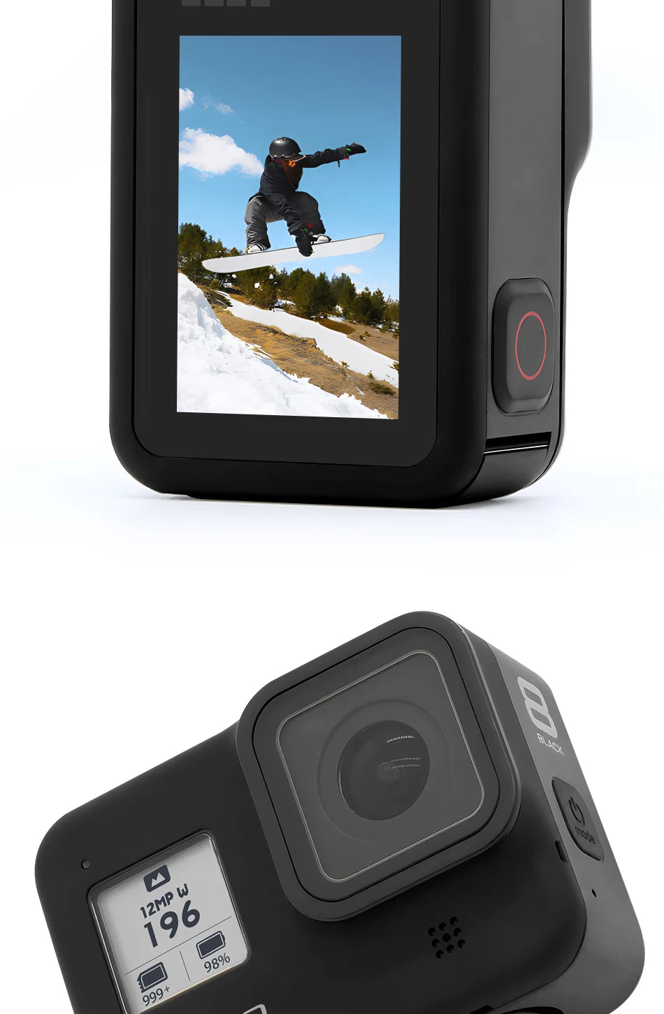 GoPro hero 8 Black stable 4K video 12MP photo portable 1080p live broadcast Motorcycle and Skiing Sports go pro Camera