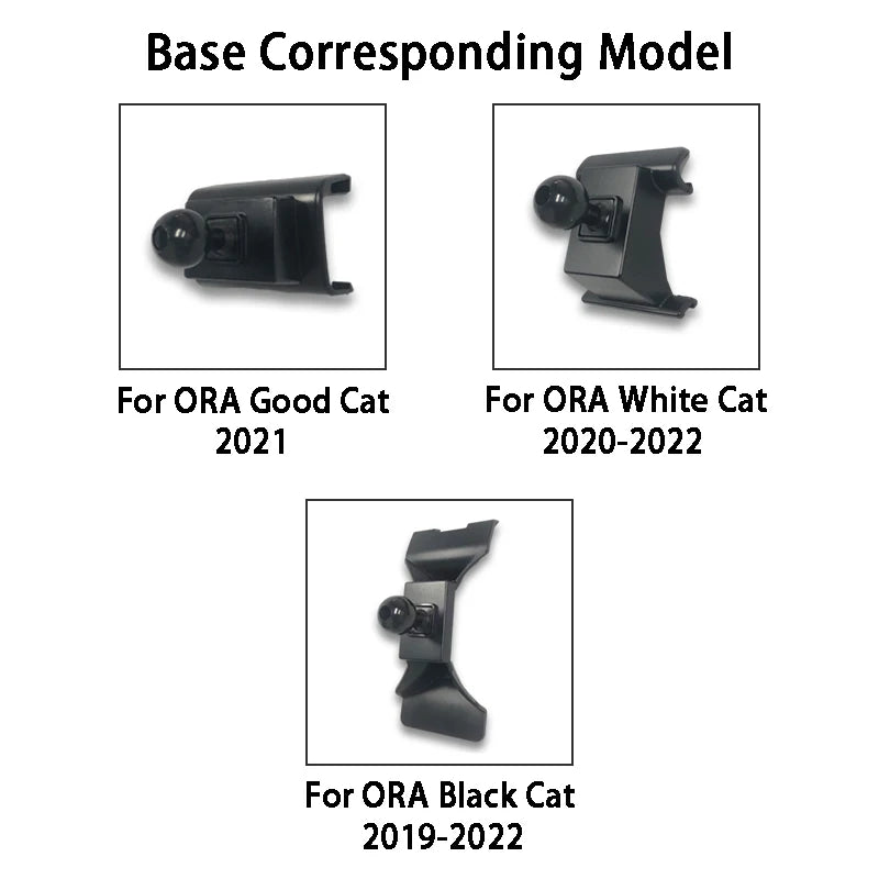For ORA Good Cat White Cat Black Cat Car Phone Holder 360 Degree Rotating GPS Special Mount Support Navigation Bracket