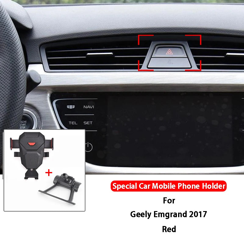 360 Rotate Degree Phone Car Holder Mount Dashboard Mobile Phone Holder GPS Car Stand For Geely ICON Emagrand Emagrand S/L