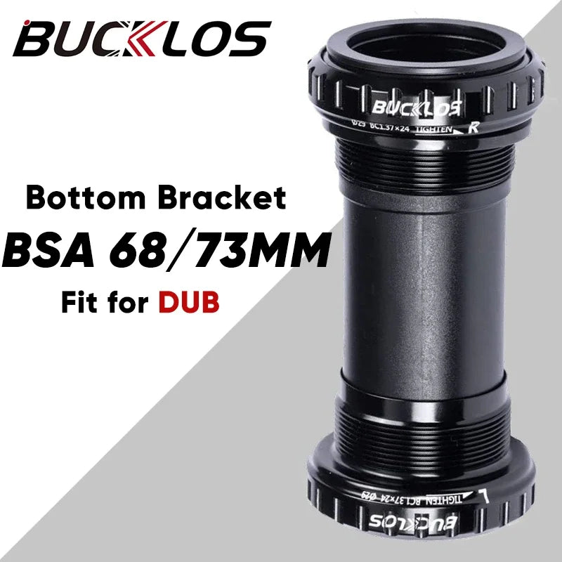 BUCKLOS Bicycle Bottom Bracket BSA 68/73mm Road Bike Crank BB Spindle Threaded Bottom Bracket for DUB 29mm Cycle Crankset Parts