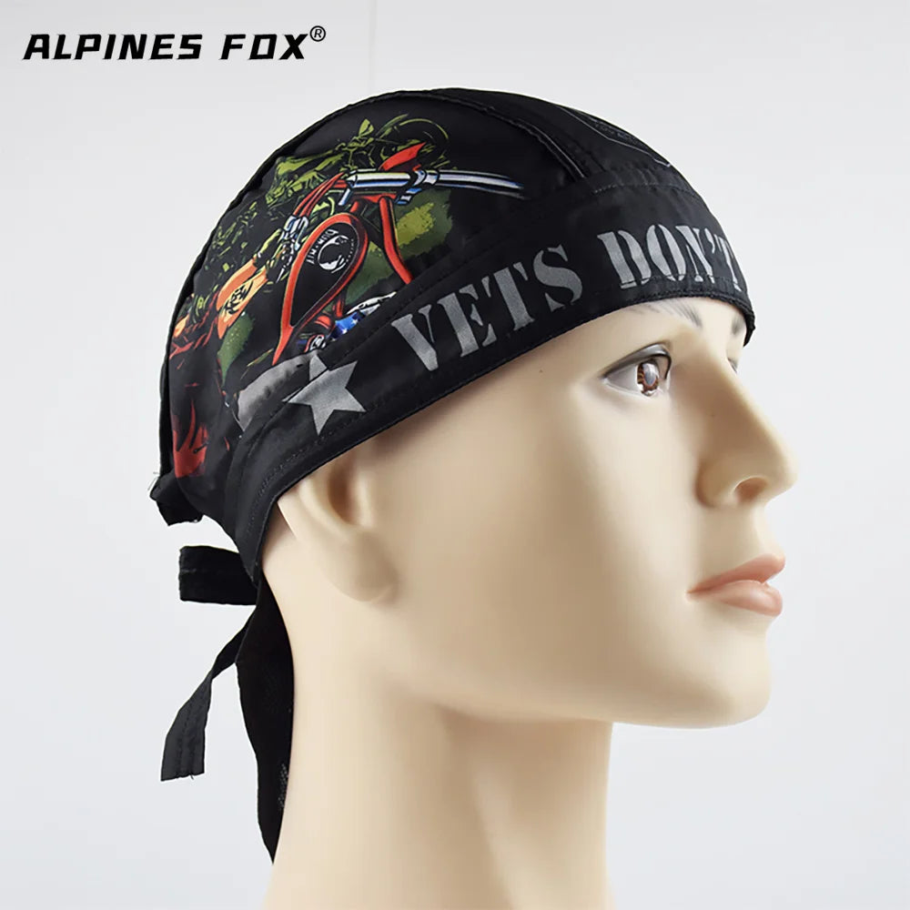 Motorcycle Face Mask Summer Running Cycling Hat Motorcycle Skull Caps Helmet Balaclava Headwrap Bandana Face Shield Headband