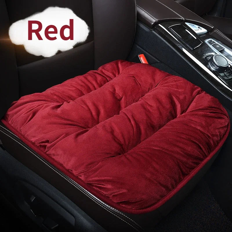 Car Seat Cover,Warm Short Plush Seat Cushion Pad,Soft Fuzzy Seat Protector,Auto Interior Accessories for Vehicles,SUV,Truck