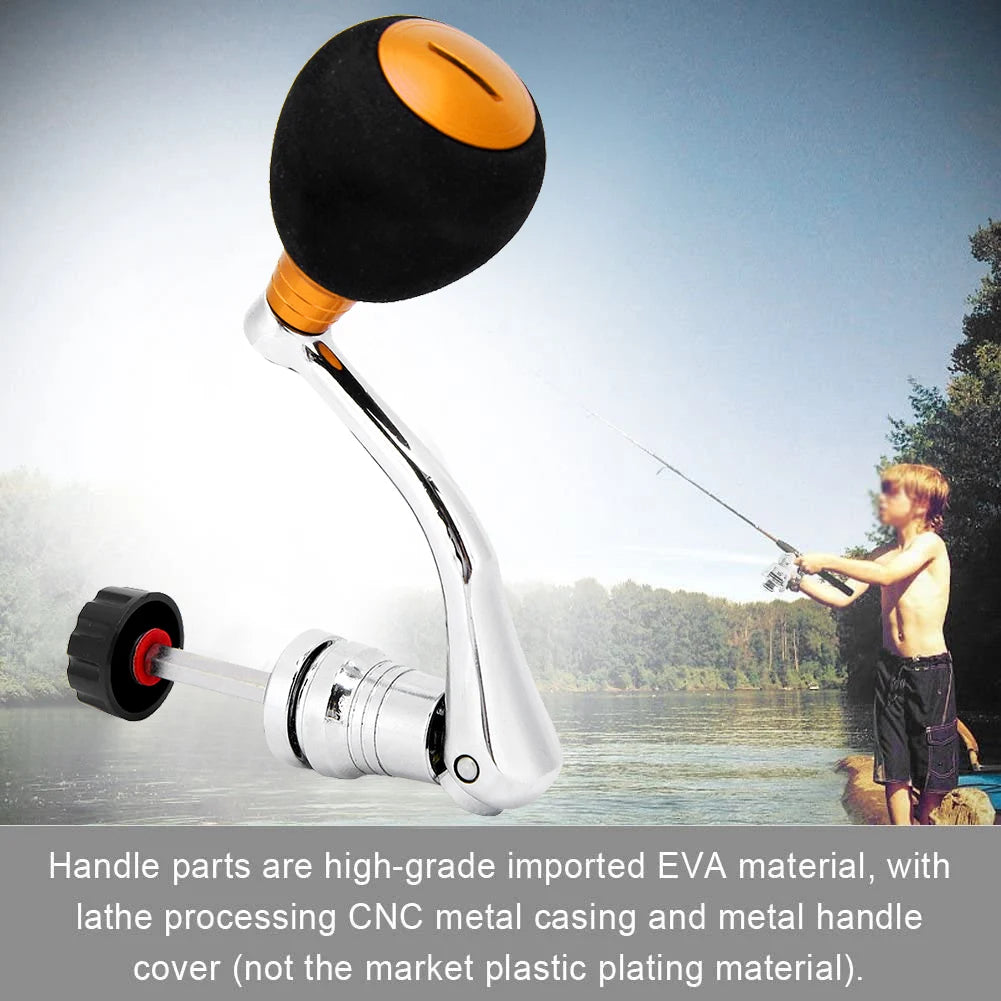 Reel Replacement Power Handle Metal Rocker Arm Grip for Spinning Fishing Reel