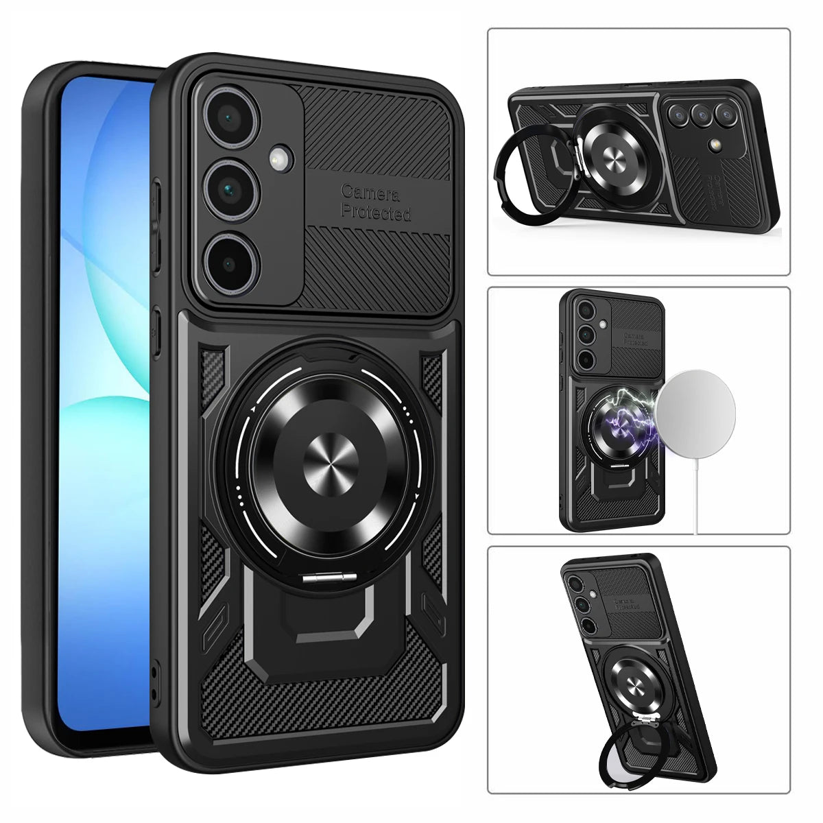 Cell Phone Accessories Case for Samsung Galaxy A57 5G S26 Ultra A37 A17 A16 A36 A56 A55 A35 A15 S25 FE S23 S24 Plus Back Cover