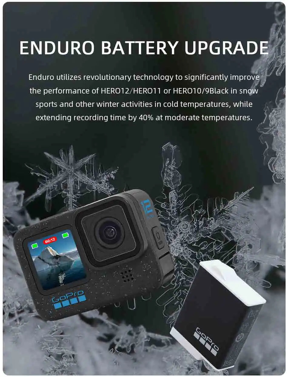 GoPro HERO12 Black Action Camera HyperSmooth6.0 5.3K60fps Video 27MP Go Pro12 helmet Sport Camera