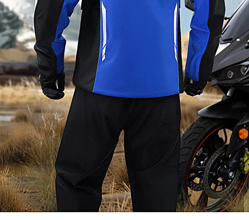 Motorcycle Raincoat Men Women Waterproof Motorcycle Rider Raincoat Suit Moto Raincoat Rain Coat Jacket Pants Biker Rain Set