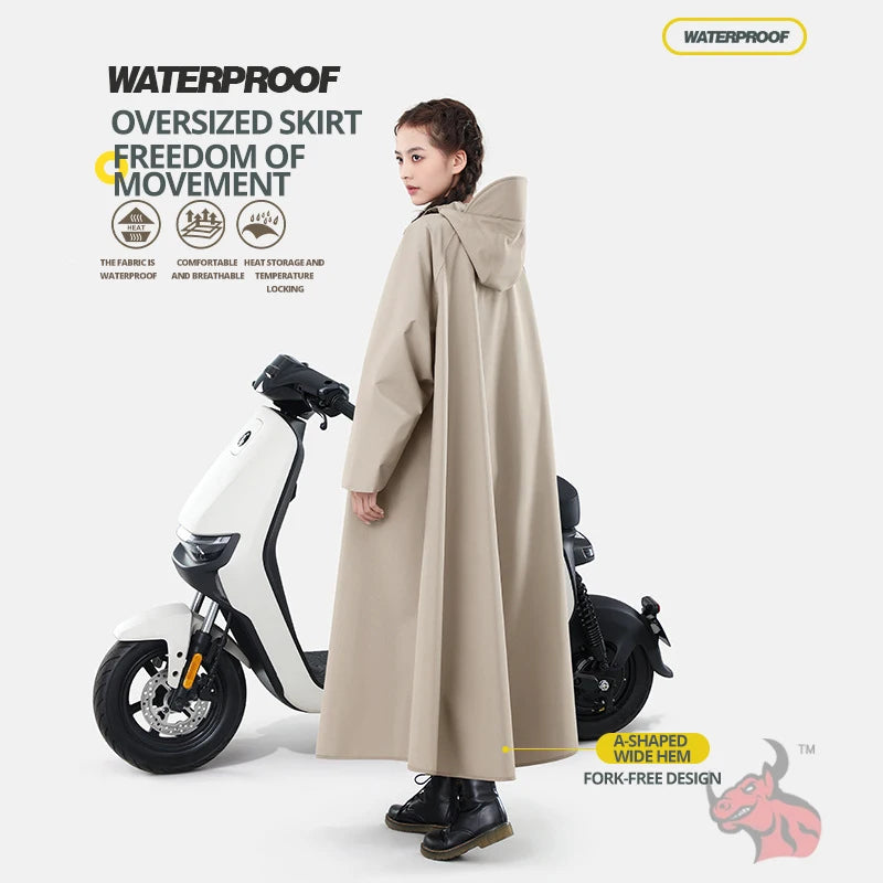 All-Weather Motorcycle Rain Suit Waterproof Windproof Unisex One-Piece Gear For Men Women Motorbike Bike Commuters