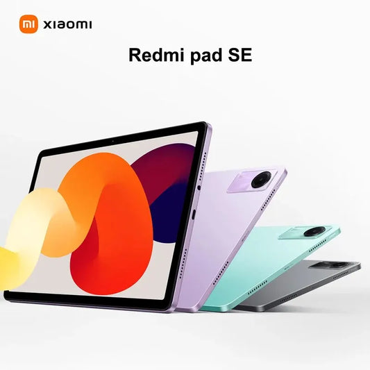 Original Global Firmware Xiaomi Redmi Pad SE 11" 90Hz Display Tablet Google Play 8000mAh Battery Quad Speakers With Dolby Atmos