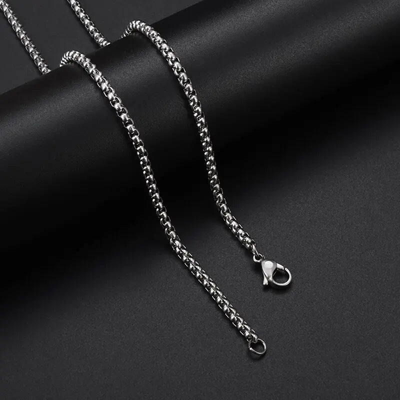 Biker Motorcycle Bell Necklace Charm Men\\\\'s Trend Jewelry Lucky Bell Pendant with Stainless Steel Chain