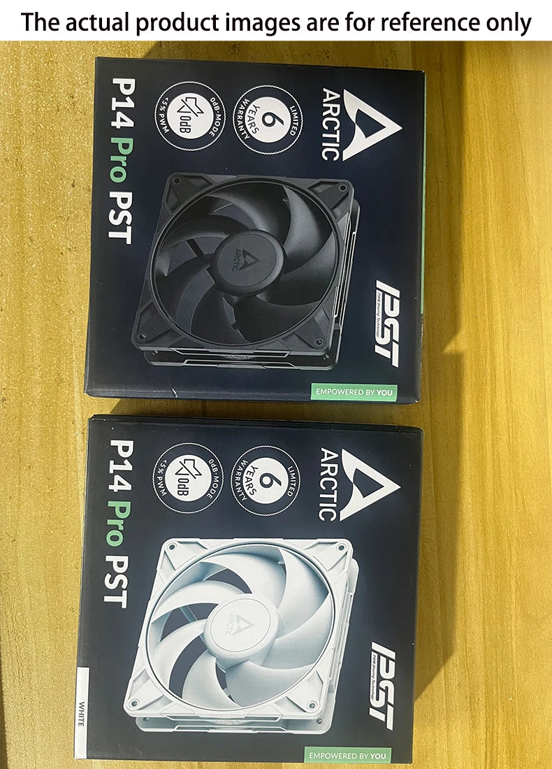 ARCTIC P14 Pro PST, High-Performance 140mm Case Fan with PWM Sharing Technology (PST), Speed:400–2500 RPM, Fluid Dynamic Bearing