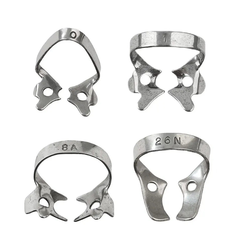 1Pc Dental Rubber Dam Clamps Stainless Steel Endodontic Restorative Barrier Clips Dentistry Orthodontic Material 20 Size Dentist