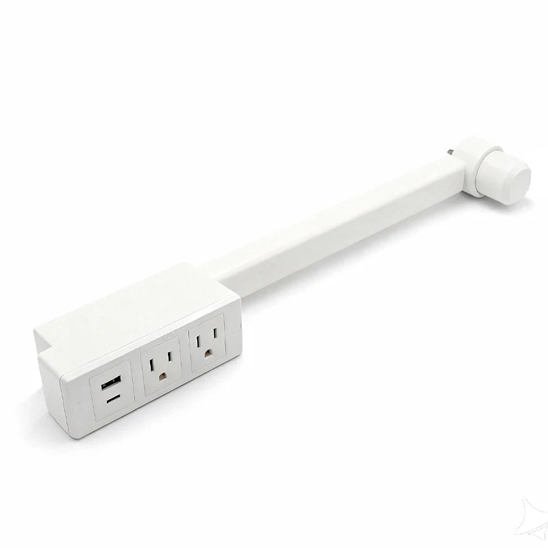 Features USB-A, USB-C, and 2 AC Outlet 180°Rotating Outlet Electrical Outlet Extender