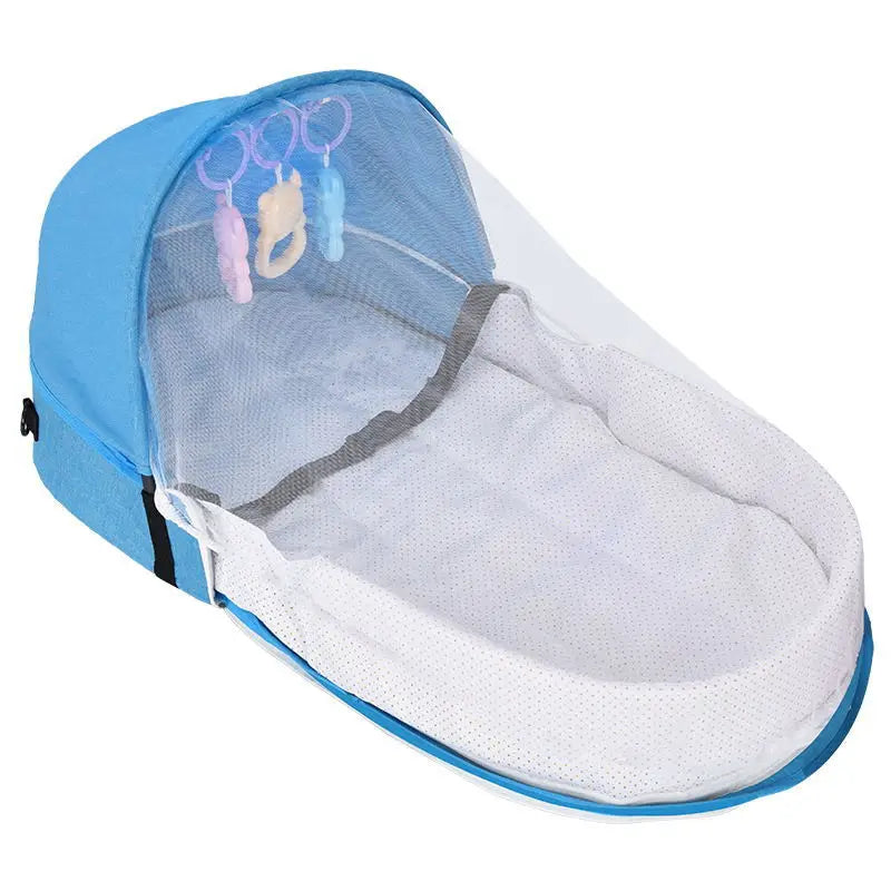 Convenient Folding Anti-pressure Crib Medium Bed Newborn Baby Isolation Bionic Travel Crib