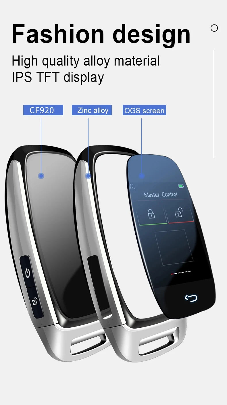 Universal Modified CF920 Smart Key display Key For BMW Audi Benz Lexus Hyundai Nissan Renault Toyota Comfortable Entry Auto Lock