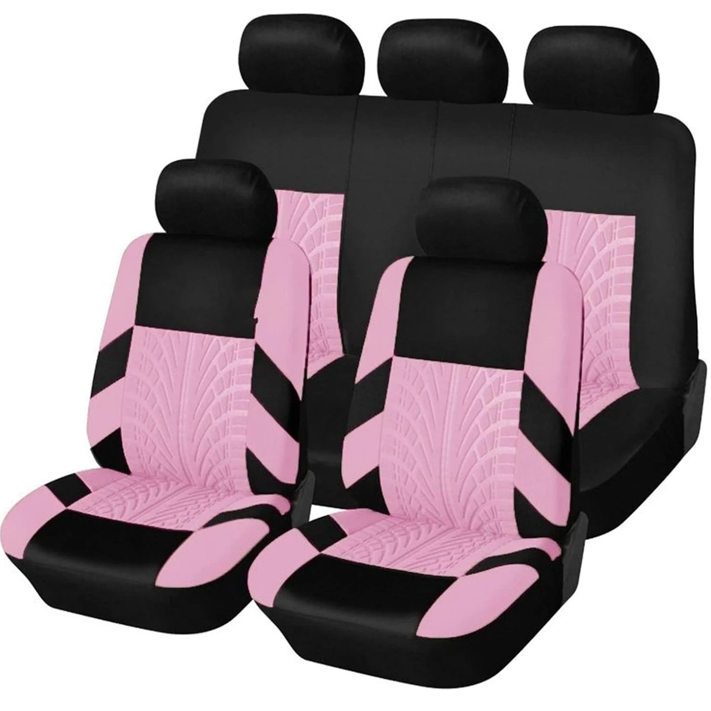 Customized Polyester Four Seasons Universal Full Set Car Seat Covers