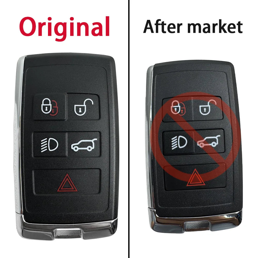 YOCASTY Replacement OEM For Land Rover Discovery Ranger Rover SPORT EVOQUE Jaguar XF XJ EX Smart Key Shell Case FCCID KOBJXF18A