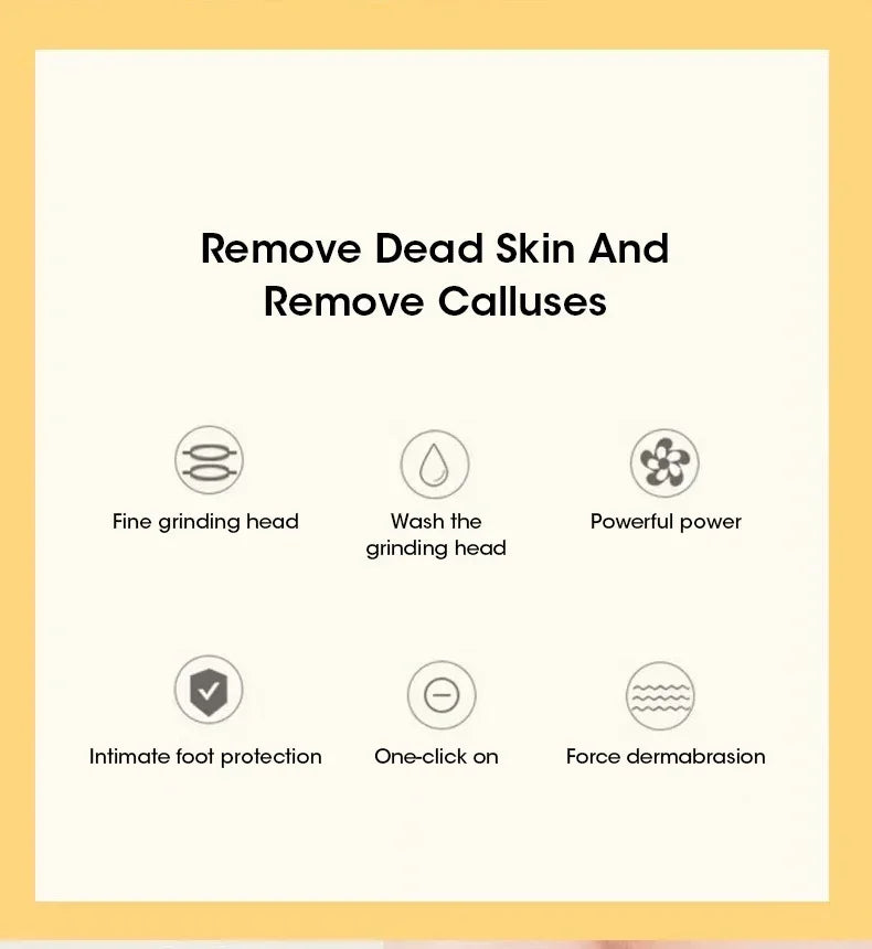 USB Electric Foot File Foot Pedicure Tools Grinder Dead Skin Callus Remover Hard Cracked Remove Callus Rubbing Pedicure FootCare
